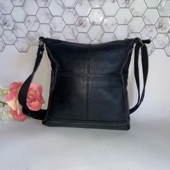 The Sak Black Leather Shoulder Bag - Picture 2 of 8